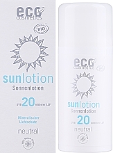 Przeciwsłoneczna emulsja bezzapachowa SPF 20 - Eco Cosmetics Sun Lotion — Zdjęcie N2