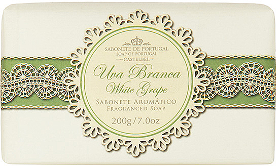 Naturalne mydło z olejem konopnym - Castelbel Gourmet White Grape Soap — Zdjęcie N1