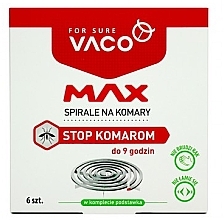 Kup Spirala na komary - VACO Spirals MAX To 9 Hours