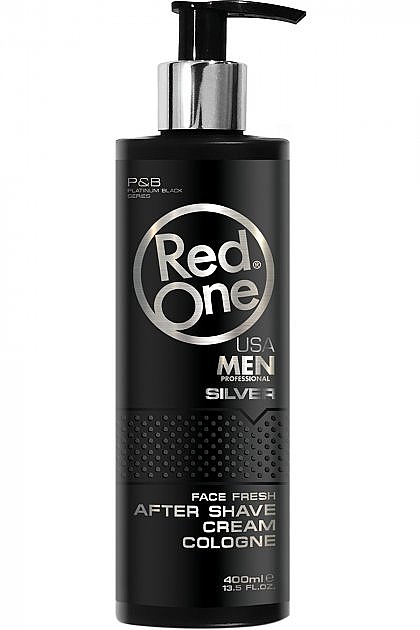 Perfumowany krem po goleniu - RedOne Aftershave Cream Cologne Silver — Zdjęcie N1