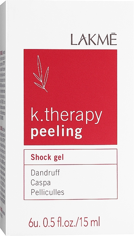 Intensywna kuracja szokowa na powracający łupież - Lakmé K.Therapy Peeling Shock Gel — Zdjęcie N2
