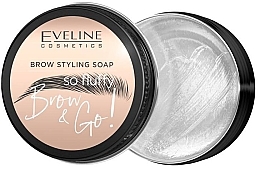 Mydło do stylizacji brwi - Eveline Cosmetics Brow & Go Brow Styling Soap — Zdjęcie N2
