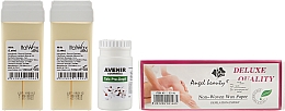 Kup Zestaw do depilacji woskiem - Avenir Cosmetics (depil/strips/80pcs + wax/2pcs + talc/50g)