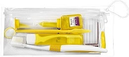 Zestaw ortodontyczny w kosmetyczce, żółty - Feelo Ortho Kit — Zdjęcie N1