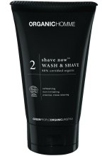 Kup 2 Żel do mycia i golenia twarzy dla mężczyzn - Green People 2 Shave Now Wash & Shave