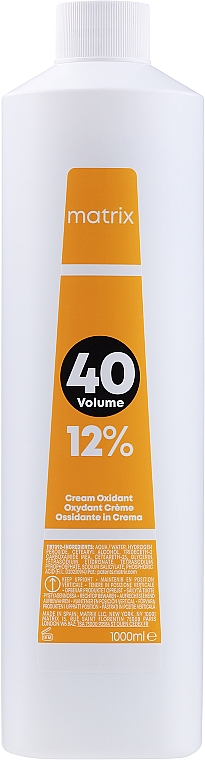 Oksydant w kremie do trwałej koloryzacji 12% - Matrix SoColor Beauty Cream Developer 12% — Zdjęcie N1