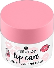 Nocna maska ​​do ust Truskawkowy koktajl mleczny - Essence Lip Care Stawberry Milkshake Jelly Sleeping Mask — Zdjęcie N1