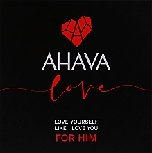 Zestaw dla mężczyzn - Ahava Love Yourself Like I Love You For Him (sh/gel/200ml + h/cr/100ml + ash/gel/50ml) — Zdjęcie N1