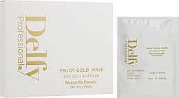 Maseczka do twarzy ze złotem i perłami - Delfy Cosmetics Enjoy Gold Mask — Zdjęcie N2