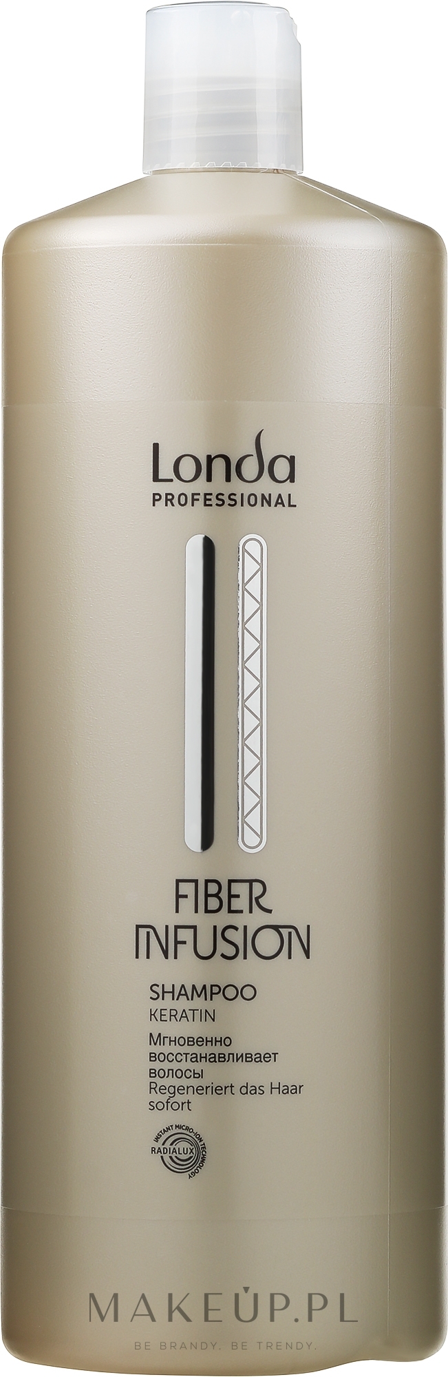 Szampon do włosów z keratyną - Londa Professional Fiber Infusion Keratin Shampoo — Zdjęcie 1000 ml