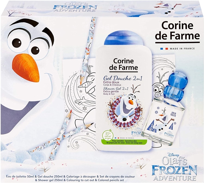 Corine de Farme Olaf - Zestaw (edt 50 ml +sh/gel 250 ml + accessories) — фото N1