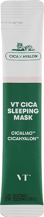 Nocna maska ​​do twarzy z wąkrotką - VT Cosmetics Cica Sleeping Mask