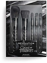 PRZECENA! Zestaw pędzli do makijażu - Makeup Revolution X Game of Thrones 3 Eyed Raven Eye Brush Set * — Zdjęcie N1