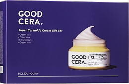 Zestaw podarunkowy - Holika Holika Good Cera Super Ceramide Cream Sensitive Gift Set (cr 60 ml + toner 20 ml + em 20 ml + cr 20 ml) — Zdjęcie N1