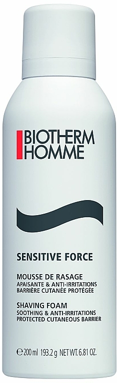 Pianka do golenia dla mężczyzn do skóry wrażliwej - Biotherm Homme Sensitive Force Shaving Foam — фото N1