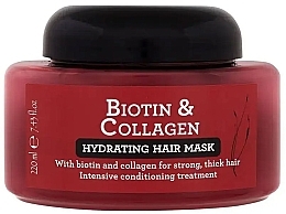 Nawilżająca maska ​​do włosów - Xpel Marketing Ltd Biotin & Collagen Hydrating Hair Mask — Zdjęcie N1