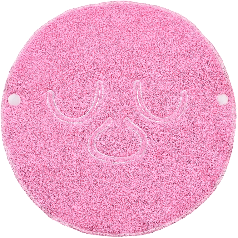 Ręcznik kompresyjny do zabiegów kosmetycznych, różowy Towel Mask - MAKEUP Facial Spa Cold & Hot Compress Pink — Zdjęcie N1