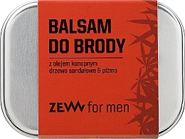 Kup Balsam do brody z olejem konopnym Drzewo sandałowe i piżmo - Zew Beard Balm