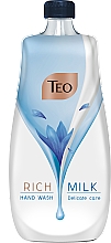 Mydło glicerynowe w płynie o działaniu nawilżającym - Teo Milk Rich Tete-a-Tete Delicate Rose Liquid Soap — Zdjęcie N2