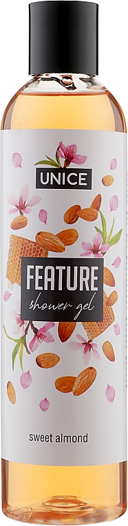 Żel pod prysznic Słodki migdał - Unice Body Care Shower Gel — Zdjęcie N1