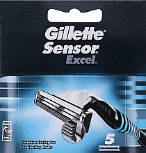 Kup Wymienne wkłady do maszynki, 5 szt. - Gillette Sensor Excel