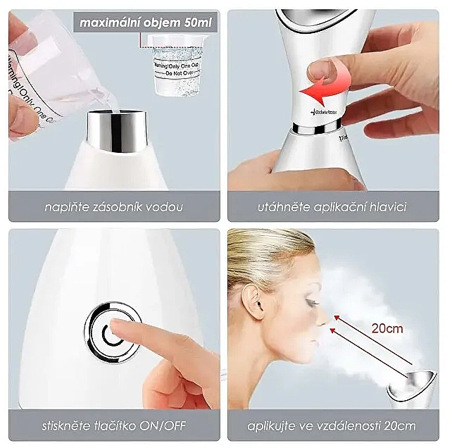 Sauna do twarzy z jonizacją - BeautyRelax Steamtouch Slim — Zdjęcie N3