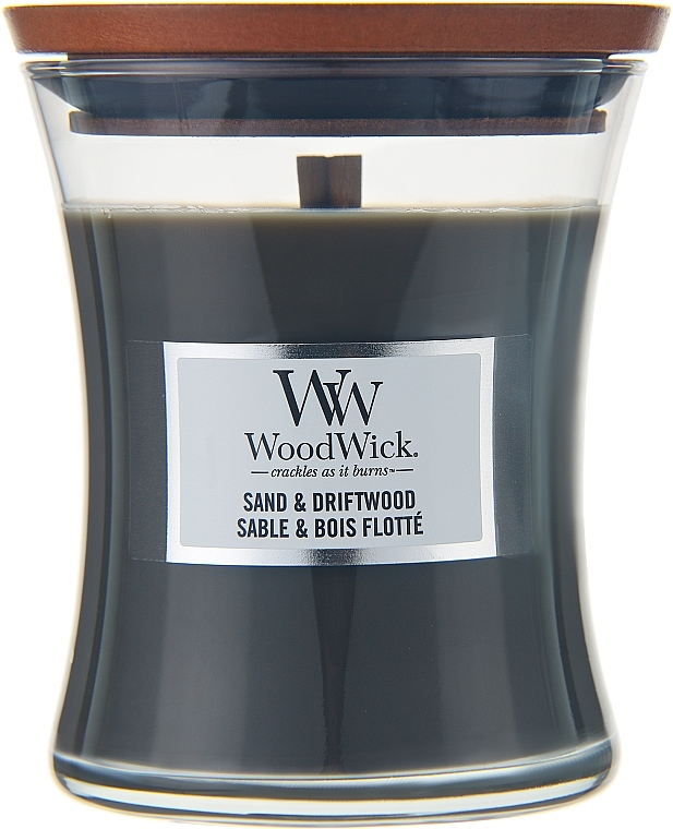 Świeca zapachowa w szkle - WoodWick Hourglass Candle Sand & Driftwood — Zdjęcie N2
