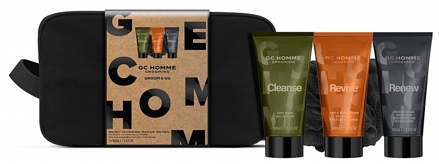 Zestaw, 5 produktów - Grace Cole GC Homme Grooming Groom And Go  — Zdjęcie N1