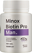 Kup Witaminy dla mężczyzn na porost włosów i brody - MinoX Biotin Pro Man