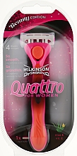 Maszynka do golenia z 1 wymiennym wkładem - Wilkinson Sword Quattro For Women Beauty Edition — Zdjęcie N1