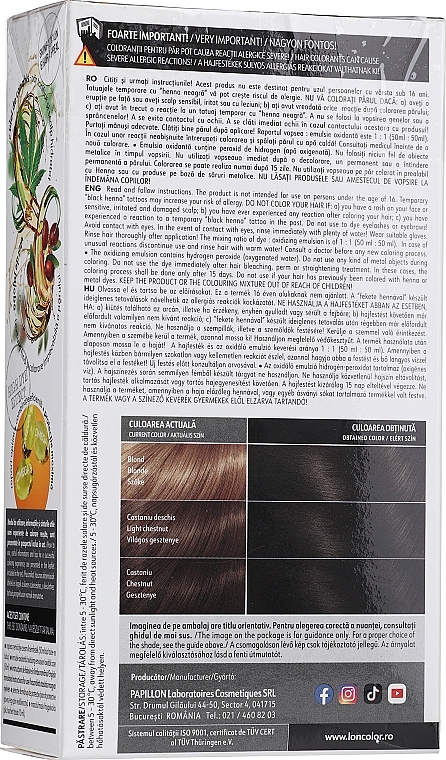PRZECENA! Trwała farba do włosów z amoniakiem - Loncolor Hempstyle Permanent Hair Dye * — Zdjęcie N3