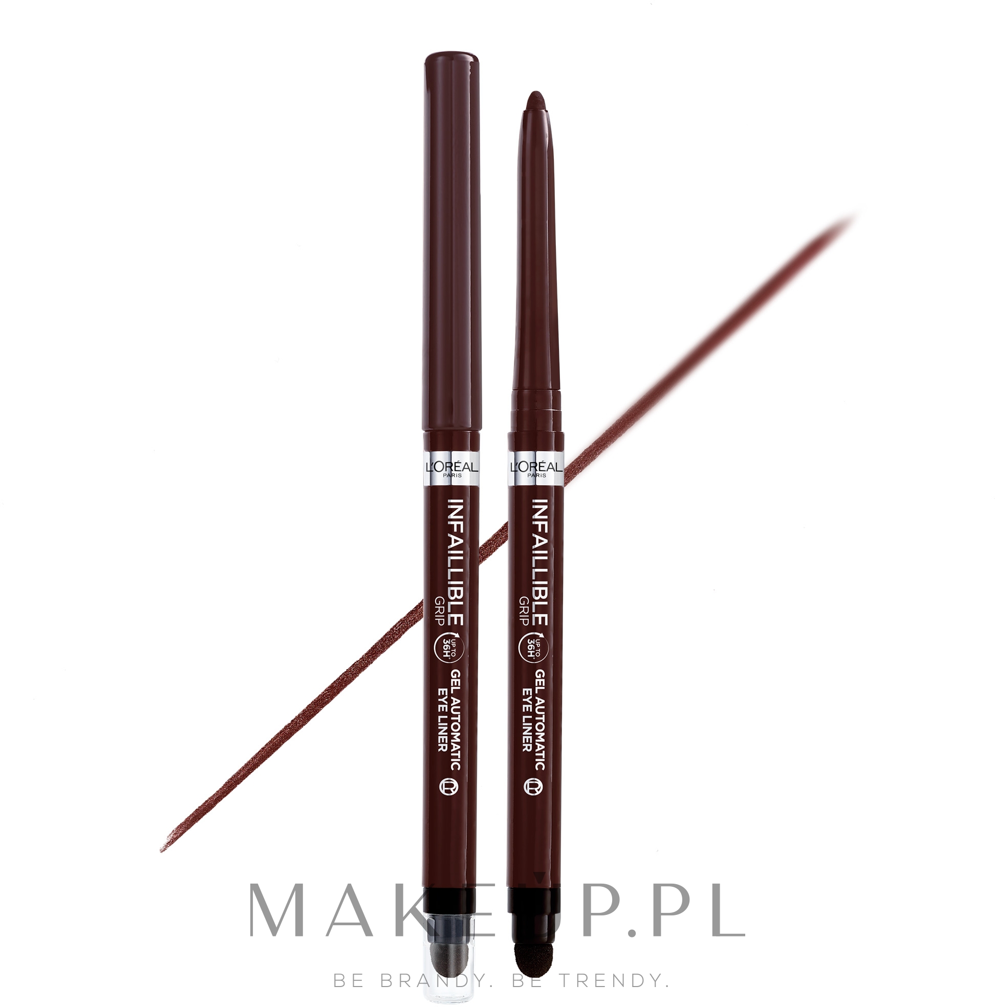 Wodoodporna kredka żelowa do oczu - L'Oreal Paris Infaillible Grip Gel Automatic Eye Liner — Zdjęcie Brown Denim