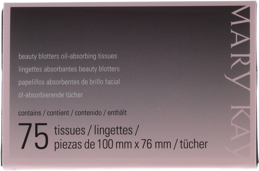 Chusteczki absorbujące nadmiar sebum - Mary Kay Beauty Blotters Oil-Absorbing Tissues — Zdjęcie N1