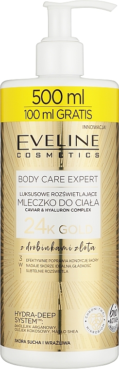 Mleczko do ciała - Eveline Cosmetics Body Care Expert  — Zdjęcie N1