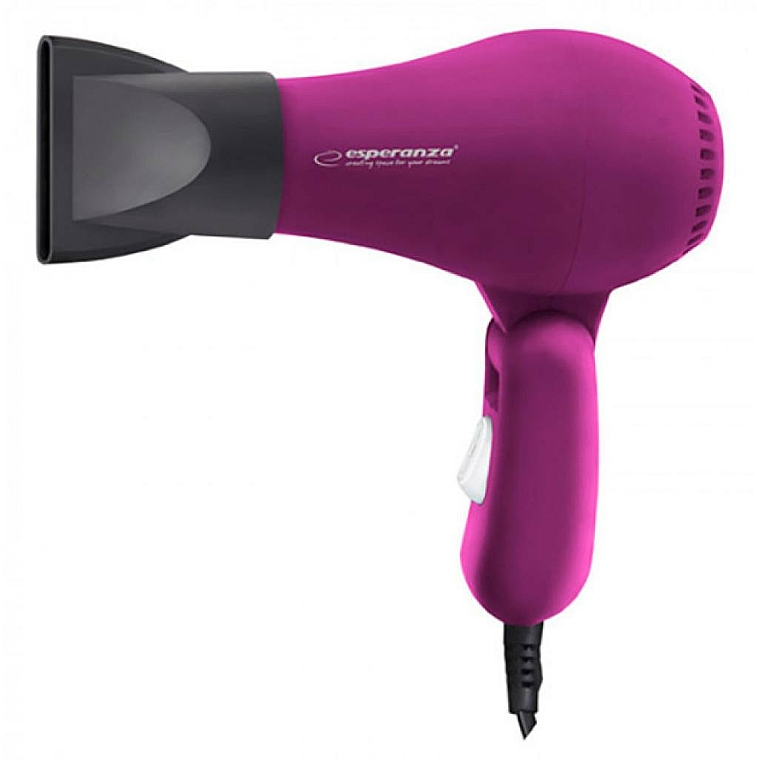 Suszarka do włosów, fioletowa - Esperanza EBH003P Hair Dryer Aurora