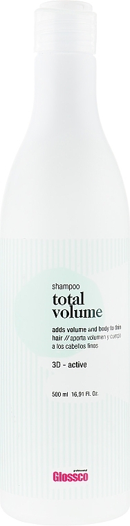 Szampon zwiększający objętość włosów - Glossco Treatment Total Volume Shampoo — Zdjęcie N5