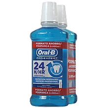 Kup Zestaw do płukania jamy ustnej - Oral-B Pro-expert Professional Protection 24 Hour (mouthwash/2x500ml)