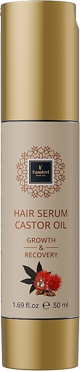 Serum do włosów z olejkiem rycynowym - Famirel Hair Serum Castor Oil — Zdjęcie N1