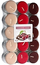 Kup Zestaw podgrzewaczy zapachowych Czekolada i wiśnia, 30 sztuk - Bispol Chocolate Cherry Scented Candles
