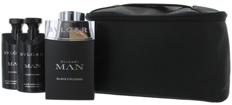 Bvlgari Man Black Cologne - Zestaw (edt/100ml + ash/balm75ml + sh/gel/75ml+ bag) — Zdjęcie N2