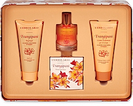 L’Erbolario Frangipani - Zestaw (perfume 50 ml + sh/gel 100 ml + b/cr 100 ml + acess 1 pcs) — Zdjęcie N3