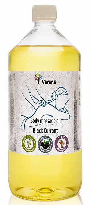 Olejek do masażu ciała Black currant - Verana Body Massage Oil  — Zdjęcie N1