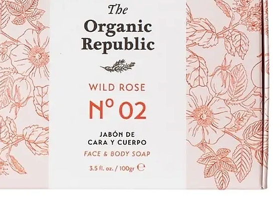 Mydło - The Organic Republic Wild Rose Face Body Soap — Zdjęcie N1