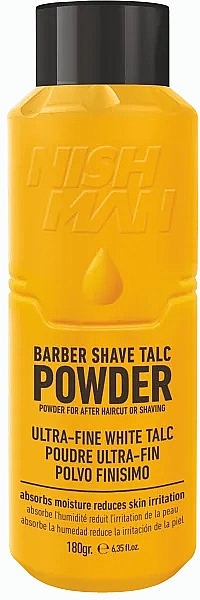 Talk fryzjerski - Nishman Barber Shave Talc — Zdjęcie N1