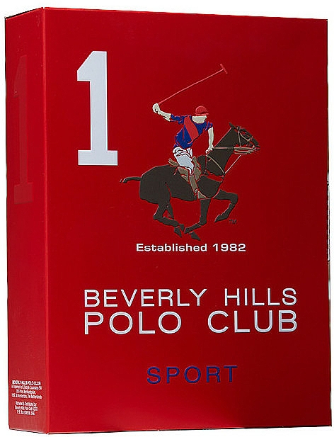 Beverly Hills Polo Club Men Sport No.01 - Zestaw (edt/50ml + deo/175ml) — Zdjęcie N1