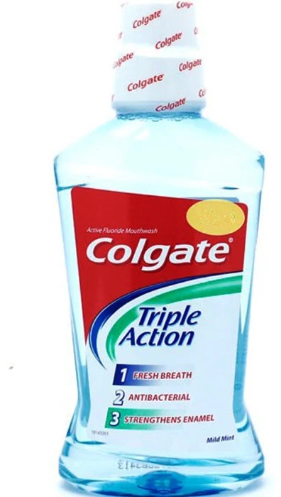 Płyn do płukania jamy ustnej - Colgate Triple Action — Zdjęcie N1