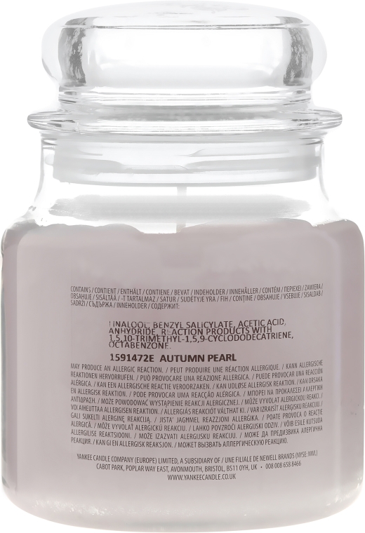 Świeca zapachowa w słoiku - Yankee Candle Autumn Pearl Fresh Collection — Zdjęcie N4