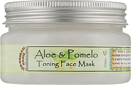 Kup Maska do twarzy Aloes i Pomelo - Lemongrass House Aloe&Pomelo Toning Face Mask