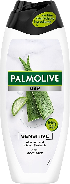 Żel pod prysznic z aloesem i witaminą E dla mężczyzn - Palmolive Men Sensitive