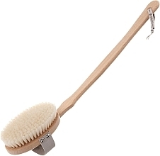 Szczotka do masażu ciała na sucho - Hydrea London Professional Body Brush with Cactus/Nylon Mix Bristle — Zdjęcie N1